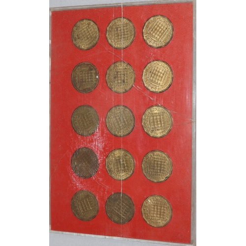403 - 3 sealed sets; Farthing to Half Crown, 1953 etc.