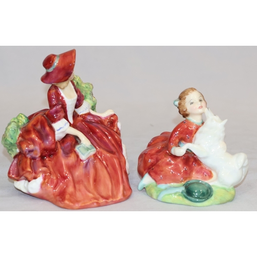 81 - 2 Royal Doulton small figurines, 