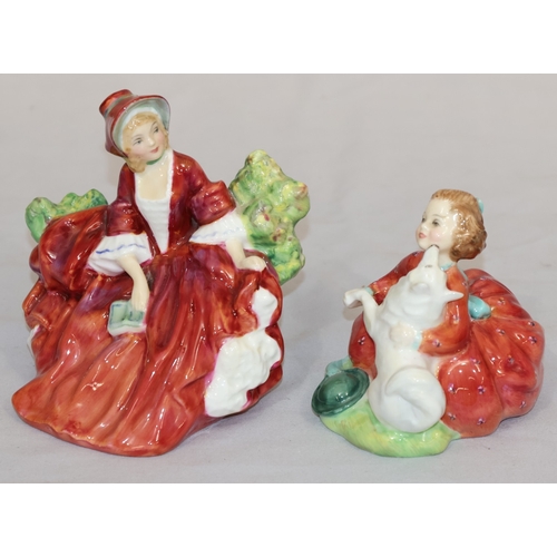 81 - 2 Royal Doulton small figurines, 