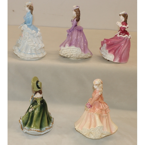4065 - 4 Coalport figures, 