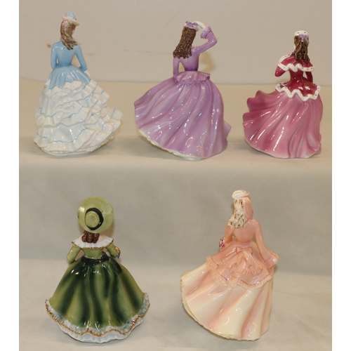 4065 - 4 Coalport figures, 