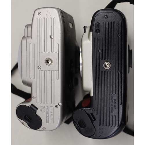 4072 - A large Lowepro camera rucksack with interior compartments, a Nikon F80 camera, No.2075641 (no lens)... 