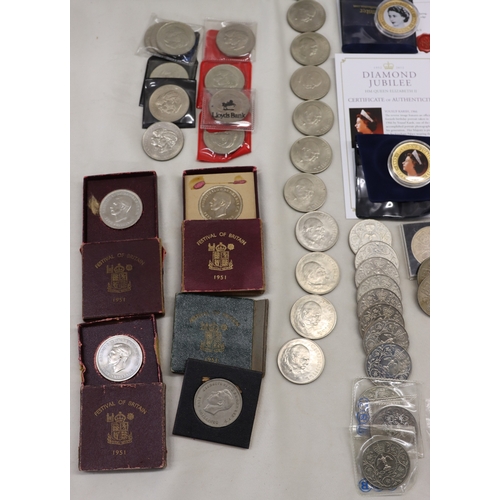 4077 - 12 HM Queen Elizabeth Diamond Jubilee coins with certificates of authenticity, 4 other similar coins... 