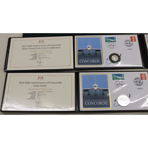 4091 - Various Concorde memorabilia, a Cross propelling pencil, boxed with Concorde gift card, a boxed Conc... 