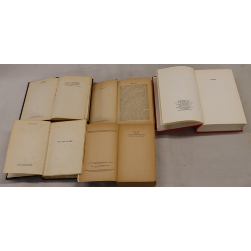 4095 - 3 leatherbound Angela Thirkell books, 