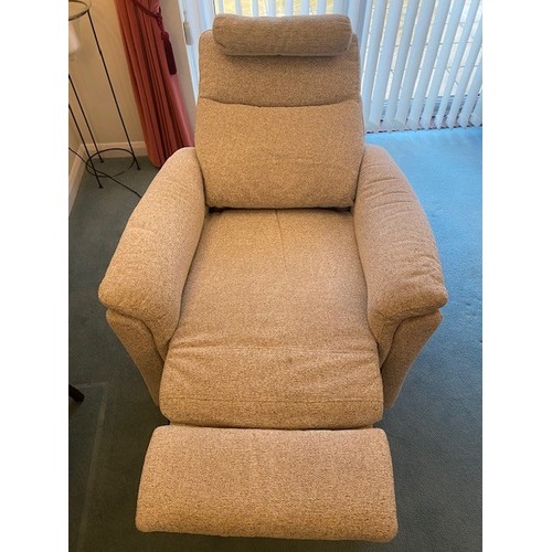 4042 - THIS LOT IS NOT HELD BY PFW. An electric recliner and stand-up chair, 80cm wide, 95cm deep, 105cm hi... 