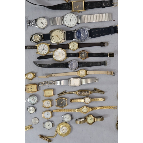 442 - A large quantity of various gentlemen's and ladies' wristwatches incl. Ingersoll, Nurses watch, Seko... 