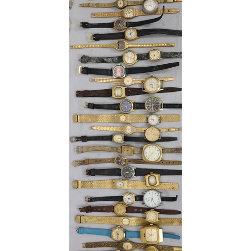 443 - 3 Avalon wristwatches, 3 Sekonda wristwatches, a Kossak wristwatch, a Sekos wristwatch and a quantit... 