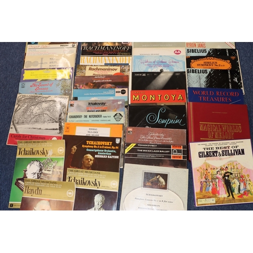 6154 - A quantity of various LP records, Classical, Orchestral etc.