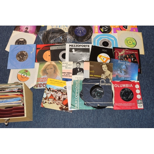 6155 - A quantity of Medium Play records and 45rpm single records, pop, classical etc.