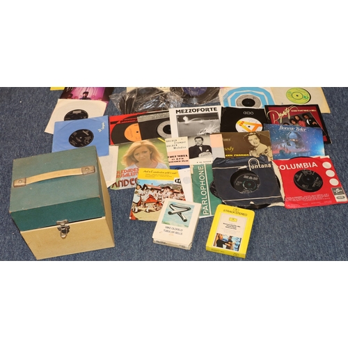 6155 - A quantity of Medium Play records and 45rpm single records, pop, classical etc.