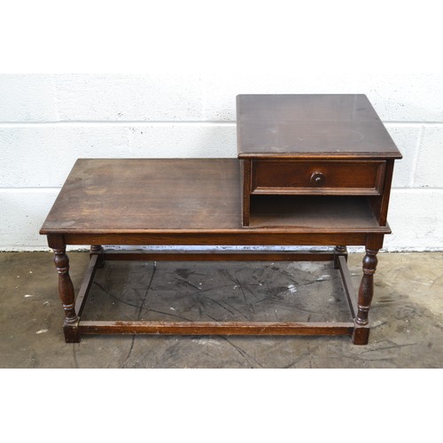 67 - Dark Wood Sideboard With Draw