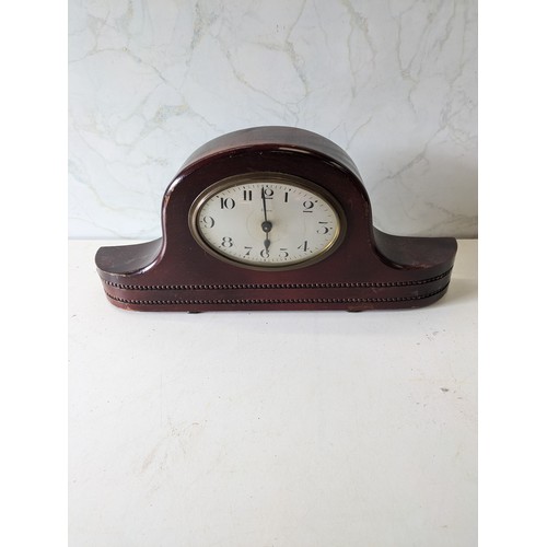 341 - Vintage 8 Day Mechanical Mantle Clock