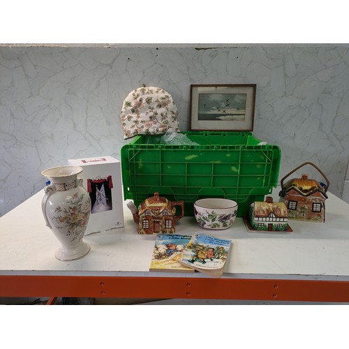 398 - Box Of Various Household Odds & Ornaments