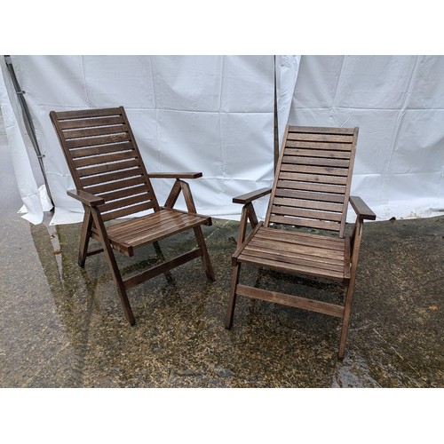 25 - A Pair Of Garden Folding Chairs