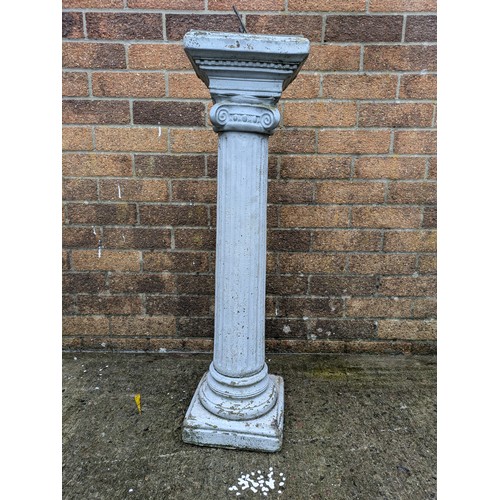 28 - A Sundial On A Stone Column