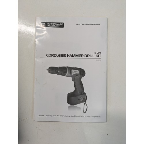 368 - Parkside 18 Volt Cordless Hammer Drill In Case