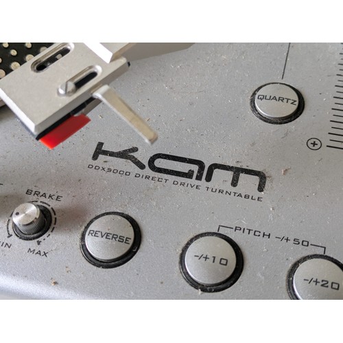 111 - Kam Ddx5000 High Torque Professional Turntable In Box