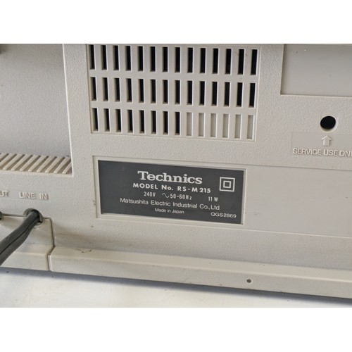 108 - Vintage Technics Rs-M215 Cassette Player Recorder Hifi Separate