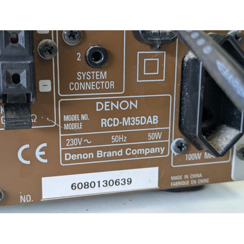 113 - Denon Rcd-M35Dab Cd Receiver Hifi Separate