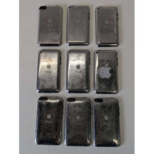 116 - A Selection Of 9 Apple Ipod A1367, A1213 And A1288