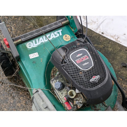 10 - Qualcast Petrol Mower With Briggs & Stratton 500 Series 158Cc Engine