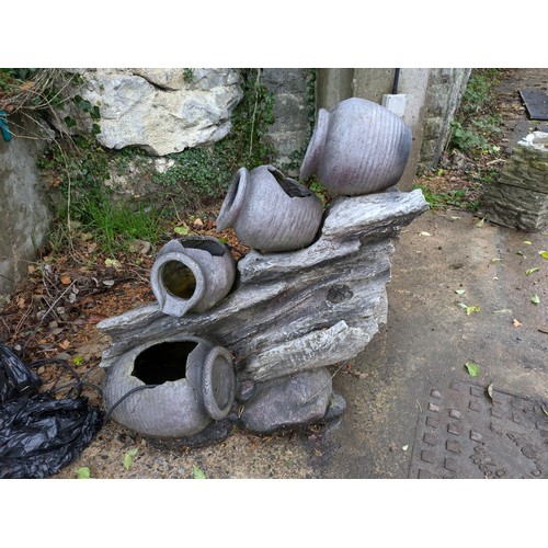 30 - A Resin Cascading Water Feature With Pump