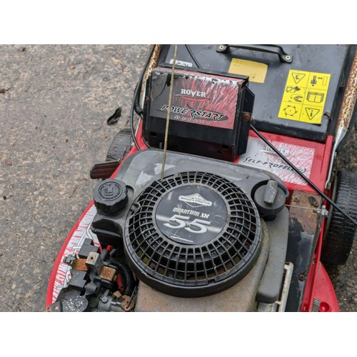 61 - Rover Turbothrust Petrol Lawn Mower With Electric Start