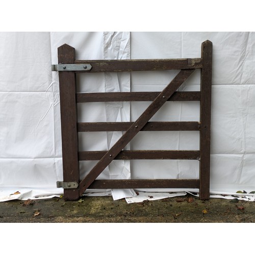 58 - A Garden Gate with Galvanised Hinges