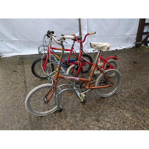 83 - A Selection of 3 Children's Push Bikes