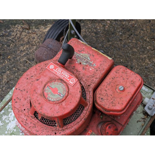 14 - Vintage Hayterette Lawn Mower With Briggs And Stratton Engine