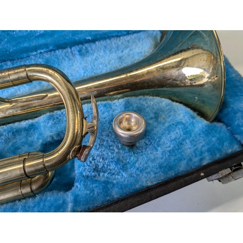 370 - A Jupiter Trumpet In Case With Mouth Piece