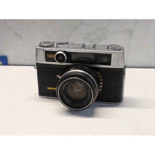 183 - A Taron Marquis Vintage Film Camera With Taronar Citizen Mvl Lens