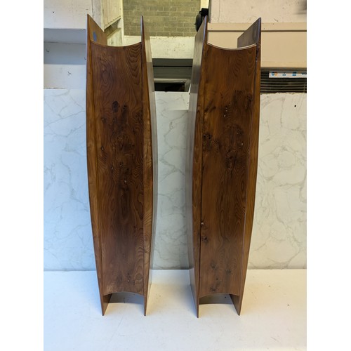 103 - A Pair Of Interesting Wood Wall Mounted Cd Holders