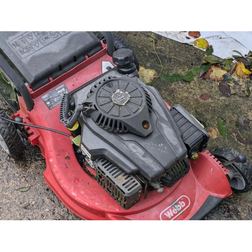 65 - A Webb WEDR40P Petrol Lawnmower