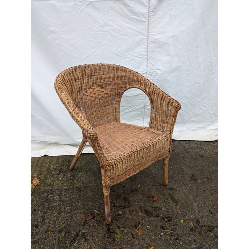 112 - A Wicker Armchair