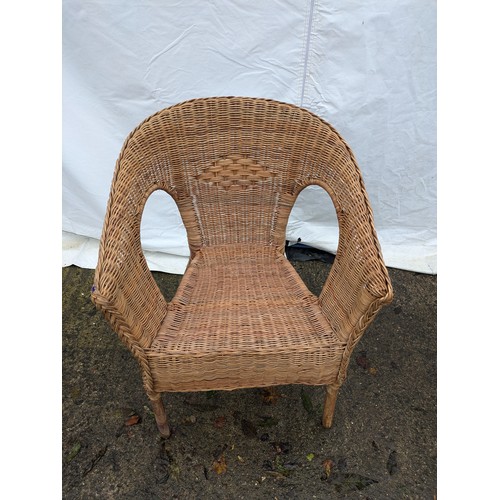 112 - A Wicker Armchair