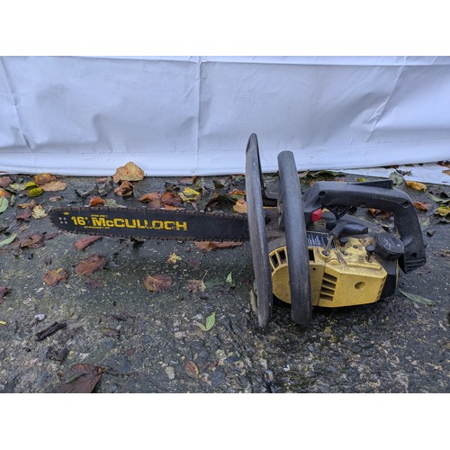 24 - McCulloch power Mac 310 petrol chainsaw