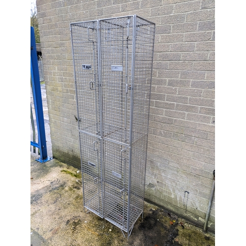 25 - A Metal Mesh Locker