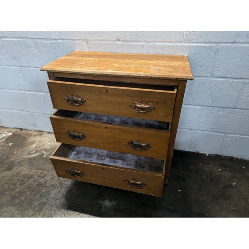 101 - a vintage walnut chest of drawers