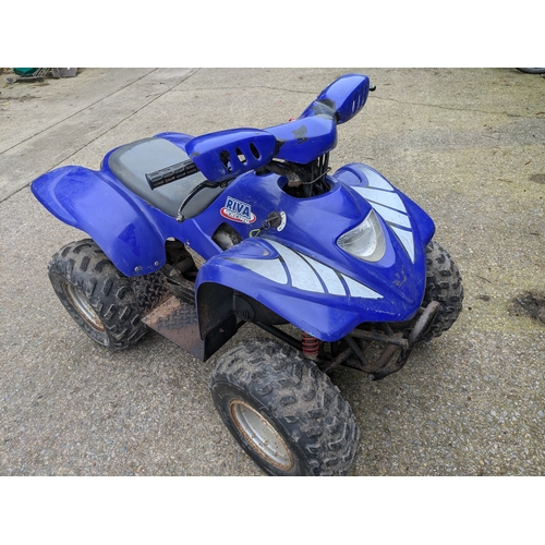 89 - A Riva Racing Quad Bike With Key