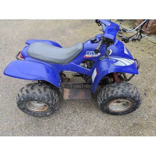 89 - A Riva Racing Quad Bike With Key