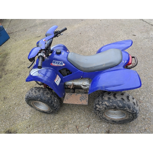 89 - A Riva Racing Quad Bike With Key