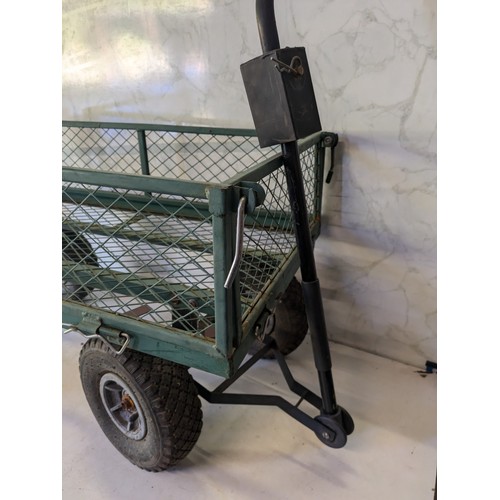 40 - A Metal Drop Side Trolley