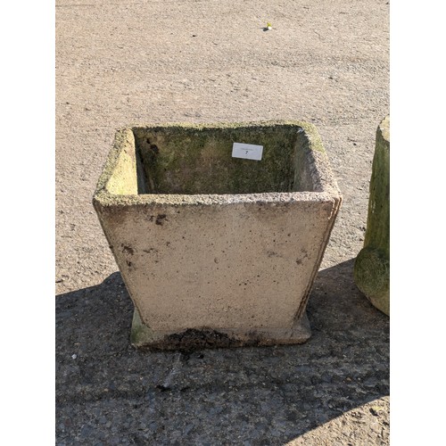 81 - 2 Stone Planters