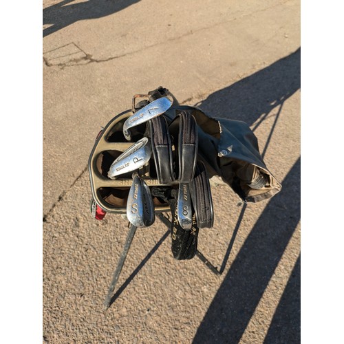 83 - A Selection Of Yonex Golf Clubs In Taylor Made Golf Bag