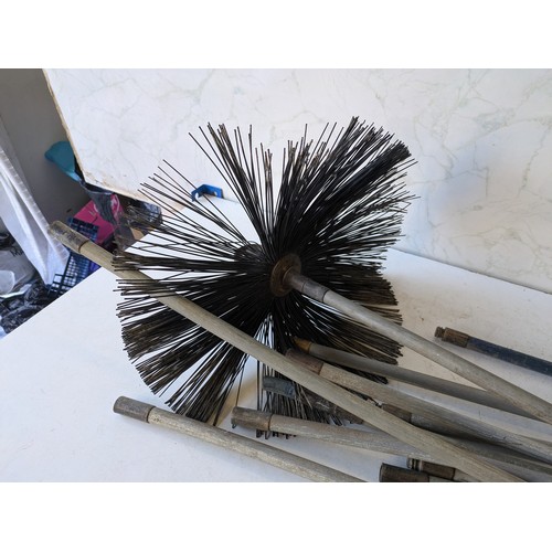 91 - A Chimney Brush With A Number Of Extensions