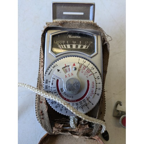 208 - A Pair Of Camera Timers Including A Vintage Cased Framed