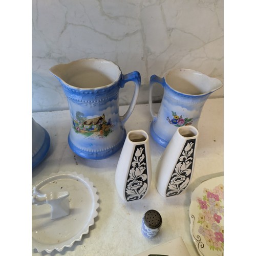 223 - A Selection Of Vintage Crockery Including Royal Crown