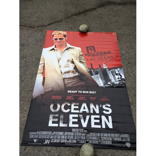 585 - A Large Canvas Movie Poster Of Ocean'S Eleven